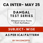 CA Inter - Chapterwise Tests + Full Syllabus Test Series | By Ym Concepts